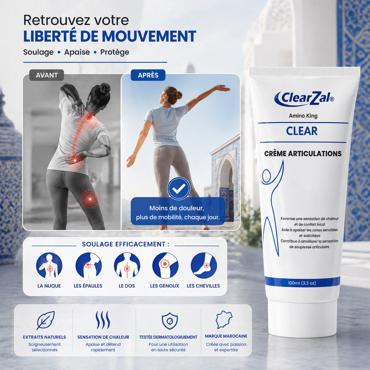 Amino King™ | Crème Confort Articulaire Intense