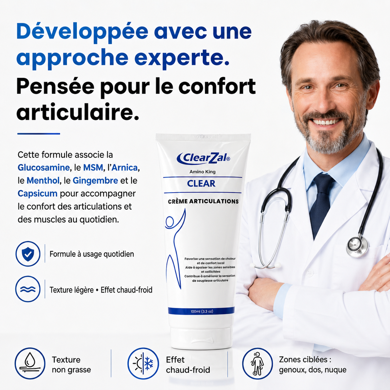 Amino King™ | Crème Confort Articulaire Intense